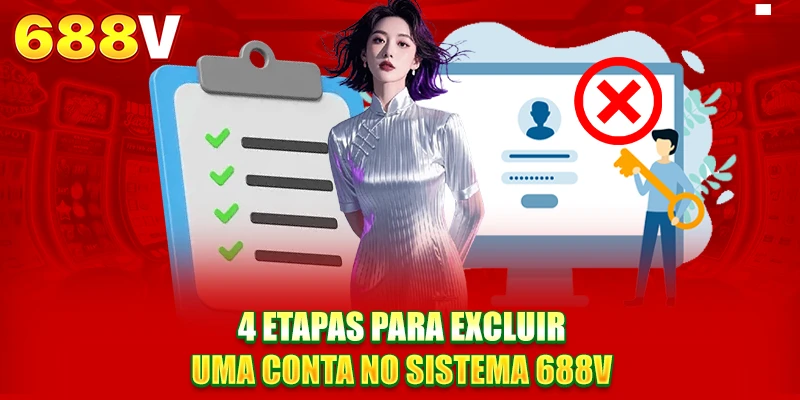 4 etapas para excluir conta no sistema 688V
