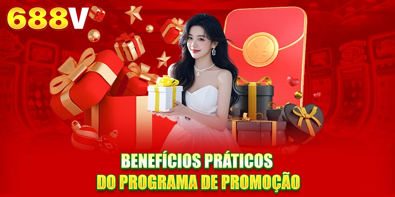 Benefícios práticos do programa de promoção