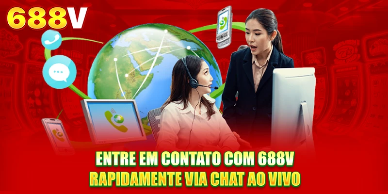 Entre em contato 688V rapidamente via chat ao vivo