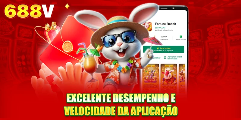 Excelente desempenho e velocidade da aplicação
