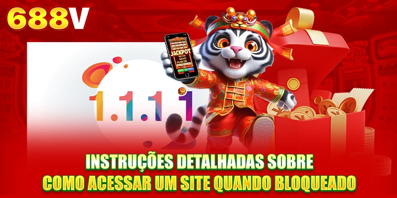 Instruções detalhadas sobre como acessar quando bloqueado