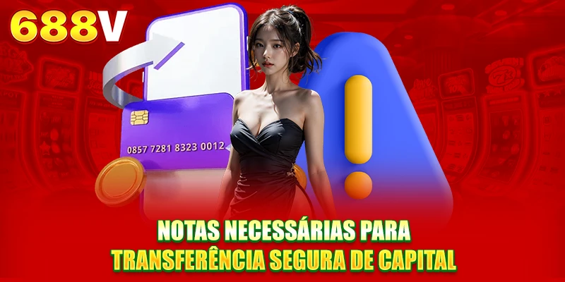 Notas necessárias para transferência segura de capital