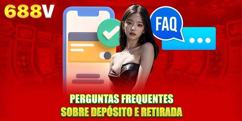 Perguntas frequentes sobre depósito e retirada