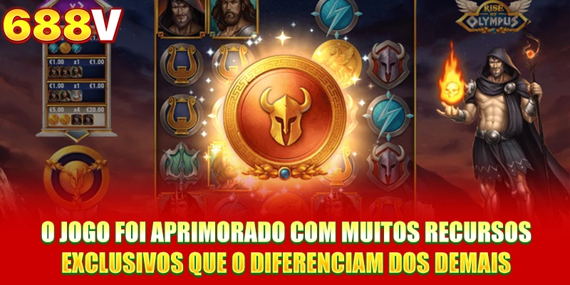 O jogo foi aprimorado com muitos recursos exclusivos que o diferenciam dos demais