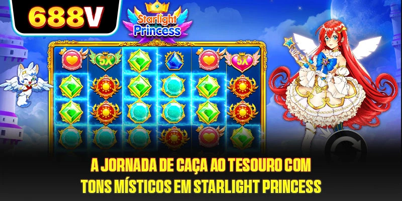 A jornada de caça ao tesouro com tons místicos em Starlight Princess