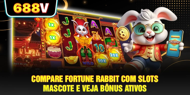 Compare Fortune Rabbit com slots mascote e veja bônus ativos